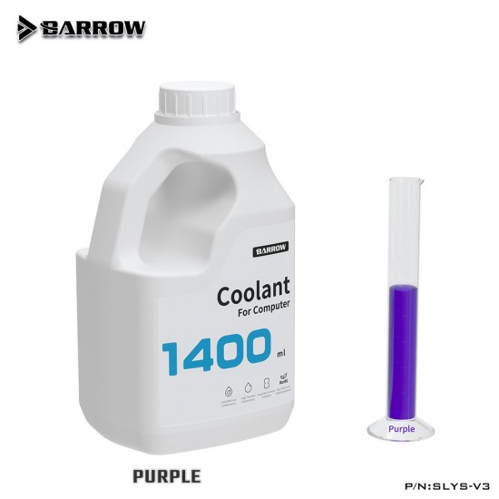 Barrow PC Water Cooling Liquid Coolant 1400ML SLYS-V3 -Purple