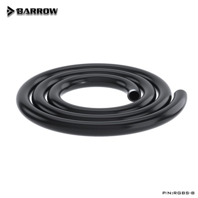 Barrow Black Soft Tube (ID3/8-OD1/4) RGBS-B สายยางสีดำคุณภาพสูง  ใช้กับฟิตติ้ง D3/8-OD1/2/ ยาว 1 เมตร 