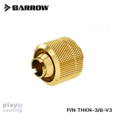 Barrow Compression Fitting (ID3/8-OD5/8) Soft Tubing gold