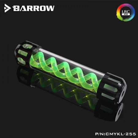 Barrow Composite version of multicolor T Virus 255MM classic Black top cover- Spiral Green