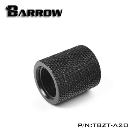 Barrow Female to Female Extender - 20mm Black