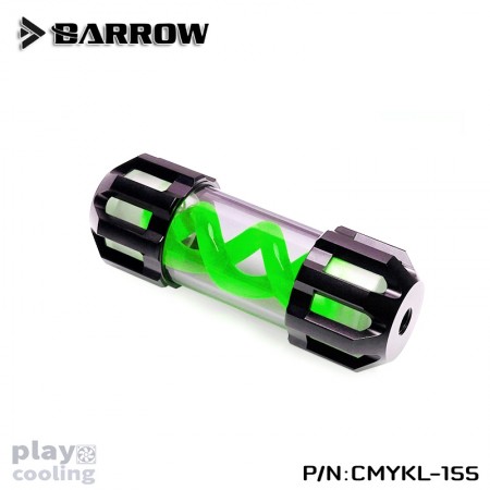 Barrow Composite version of multicolor T Virus 155MM classic Black top cover- Spiral Green