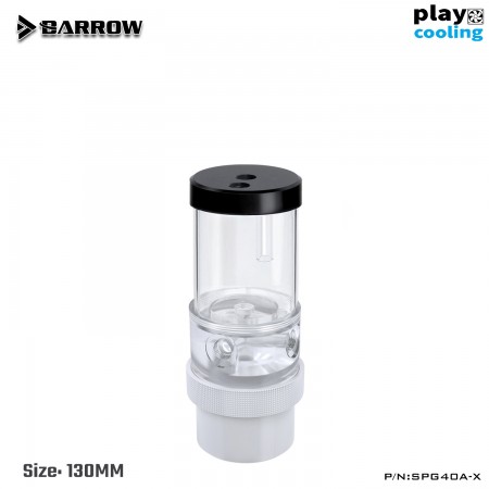Barrow Pump SPG40A -X (D5 Combo Set) 130mm transparent-White (รับประกัน 1 ปี)
