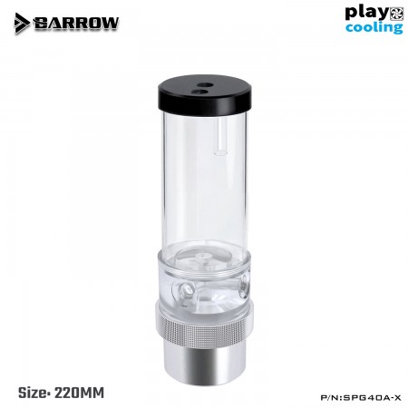 Barrow Pump SPG40A -X (D5 Combo Set) 220mm transparent-Siver (รับประกัน 1 ปี)