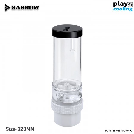 Barrow Pump SPG40A -X (D5 Combo Set) 220mm transparent-White (รับประกัน 1 ปี)