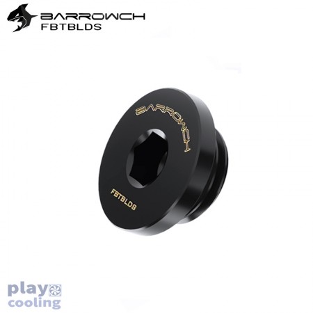 Barrowch ultra-thin Inner six angle Stop Plug Fitting Black 