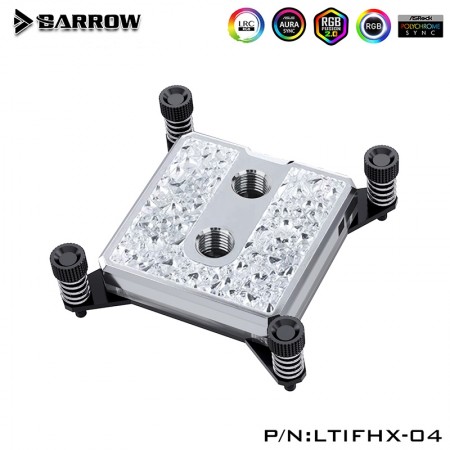 Barrow Icicle series CPU water block for INTEL X99/ X299 platform (Brass Edition)   รับประกัน 1 ปี