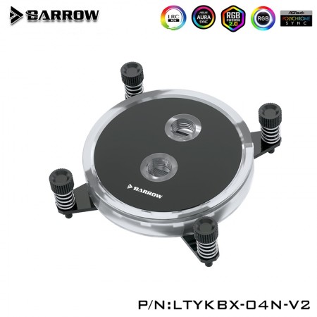 Barrow INTEL CPU Water Block (Rays Edition) Black