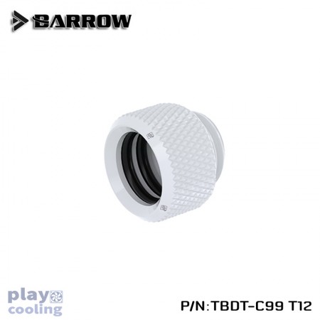 Barrow Push-in Fitting - OD：12mm Rigid Tubing white