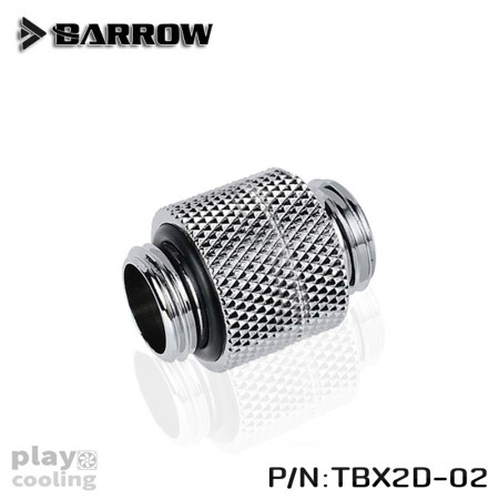 Barrow Rotary Male To Male Extender Silver