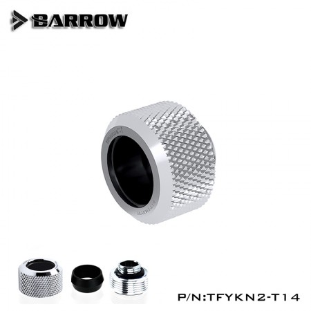 Barrow Choice Multicolor Compression Fitting T14  -14mm - silver