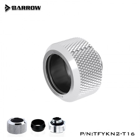 Barrow Choice Multicolor Compression Fitting T16 - 16mm - Silver