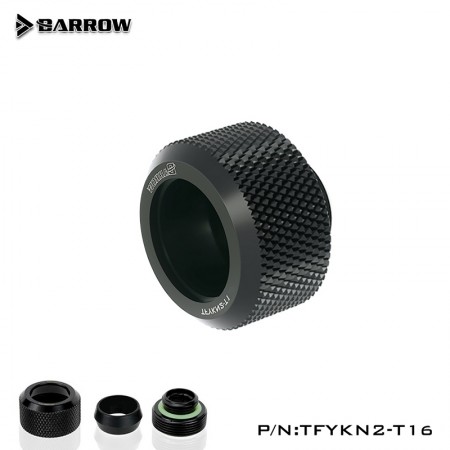 Barrow Choice Multicolor Compression Fitting T16 - 16mm - Black