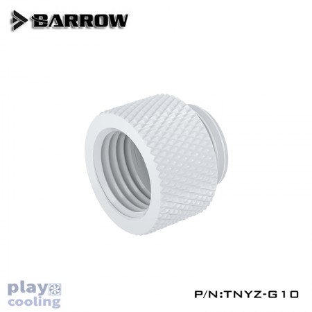 Barrow Male to Female Extender - 10mm white