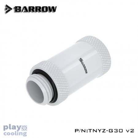 Barrow Male to Female Extender v2 - 30mm white