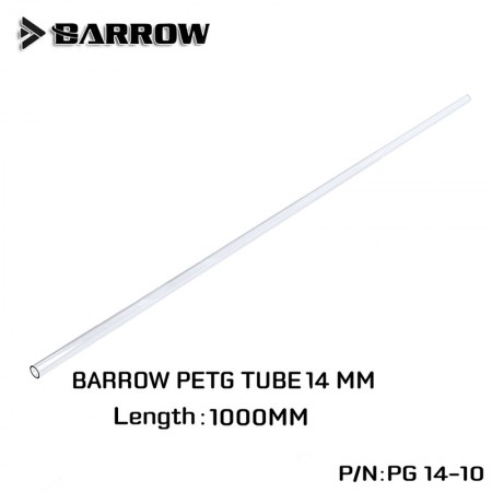 Barrow PETG Tube 14*10 Transparent 1000mm