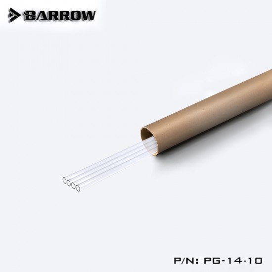 (Set 4Pcs) Barrow PETG Tube 14*10 Transparent 1000mm Set X 4Pcs (ชุดSet ท่อ PETG 14mm ใส ยาว 4 เมตร)
