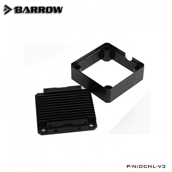 Barrow Special Aluminum Heatsink Top Kit For DDC Pump Black