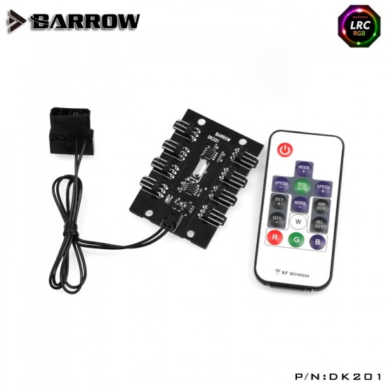 Barrow Remote type 8 lines LRC 2.0 (ARGB) light controller (Aurora)