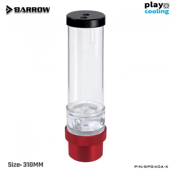 Barrow Pump SPG40A -X (D5 Combo Set) 310mm Transparent-Red (รับประกัน 1 ปี)