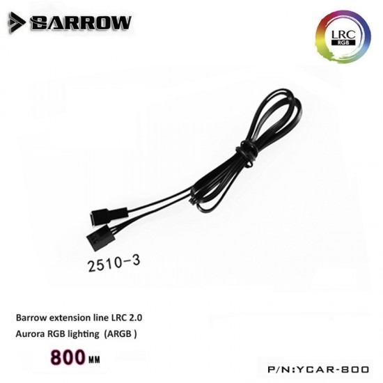 Barrow LRC 2.0 Aurora RGB lighting assembly special extension line 800MM (สายเพิ่มความยาว Barrow RGB LRC 2.0)