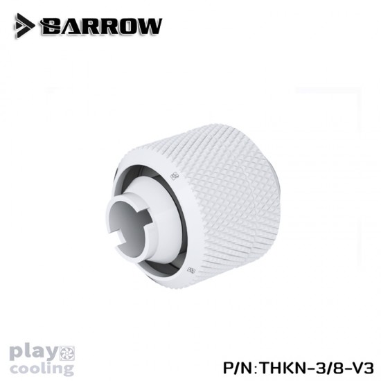Barrow Compression Fitting (ID3/8-OD5/8) Soft Tubing White