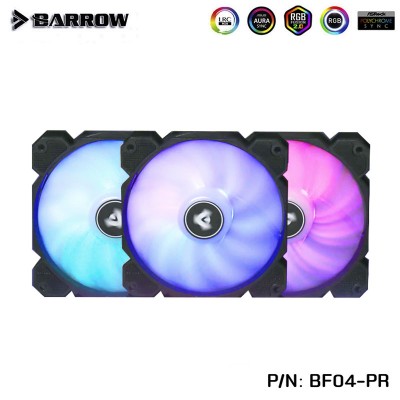 (Set 3) Barrow radiator fan Aurora+controller 16 ways (รับประกัน 1 ปี )