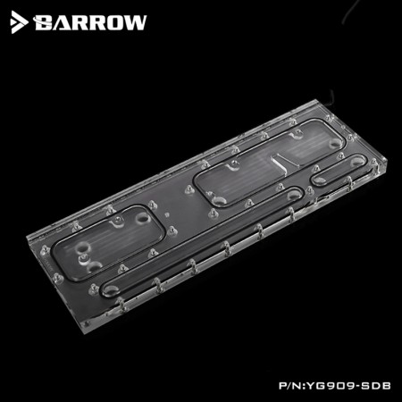(รองรับเคสหลายรุ่น) Barrow Aurora waterway plate for IN WIN 909 case (YG909-SDB)