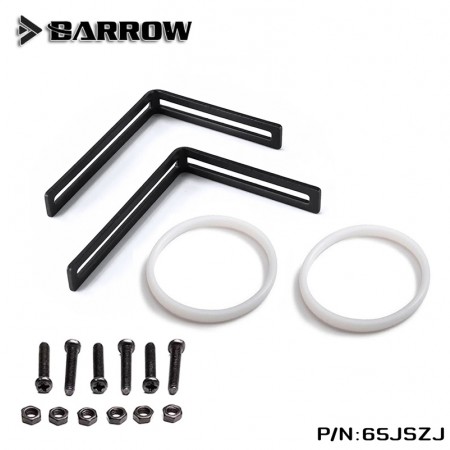 Barrow 65MM reservoir type L metal support (ขายึดตัวแอล+โอริง แทงค์50 mm)