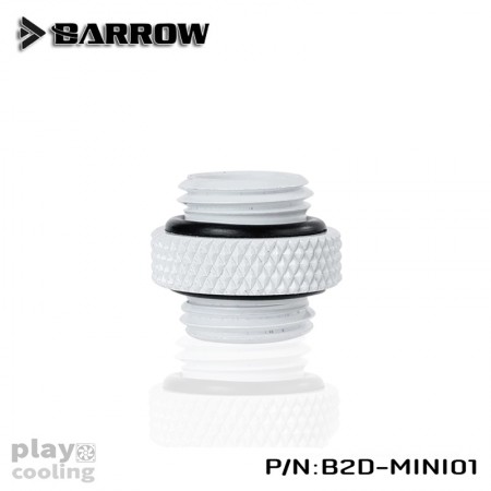 Barrow Mini Dual Male G1/4" Extender white