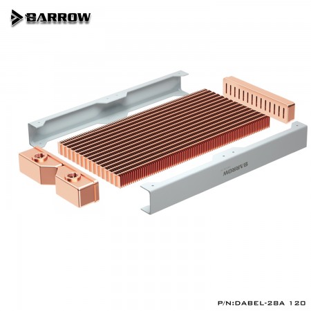 Barrow Radiator 360MM Dabel-a series 28MM White (รับประกัน 1 ปี)