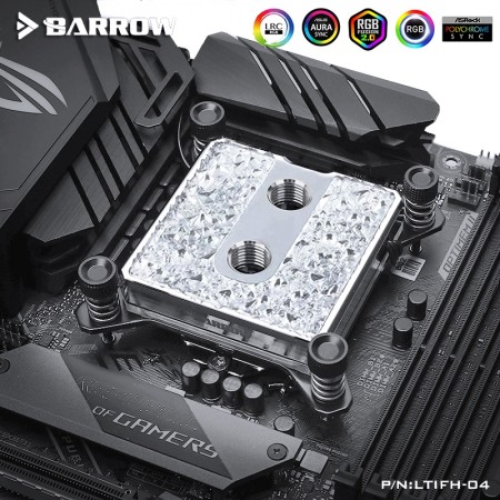 Barrow Icicle series CPU water block for INTEL115x/1200 platform (Brass Edition)   รับประกัน 1 ปี