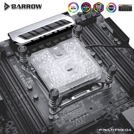 BARROW ICICLE SERIES CPU WATER BLOCK FOR INTEL X99/ X299 PLATFORM (BRASS EDITION) รับประกัน 1 ปี