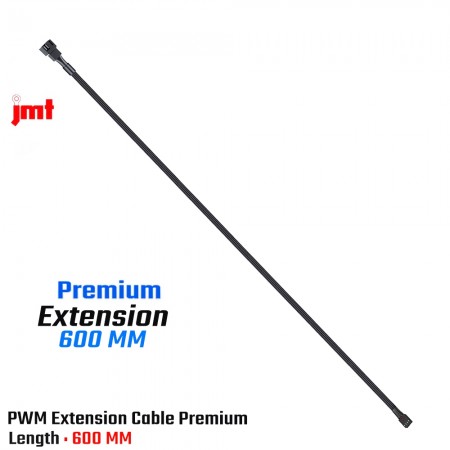 Cable Extension 600mm Fan PWM (สายถักเพิ่มความยาวพัดลม 600mm)