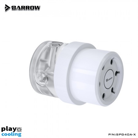 Barrow pump SPG40A -X PWM 18W (D5) transparent-White (รับประกัน 1 ปี )