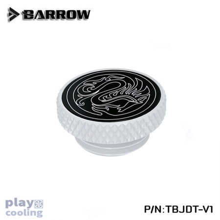 Barrow Mirror Finish Stop Plug Fitting (Limited Edtion) White