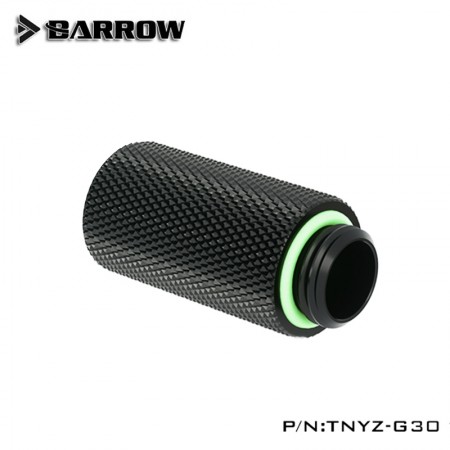 Barrow Male to Female Extender - 30mm Black
