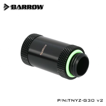 Barrow Male to Female Extender v2 - 30mm Black