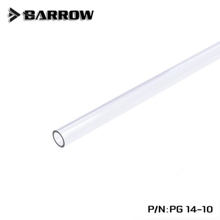 Barrow PETG Tube 14*10 Transparent 1000mm