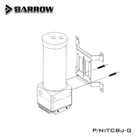 Barrow Water discharge external Arch support 120mm (ขายึดปั๊มกับหม้อน้ำ)