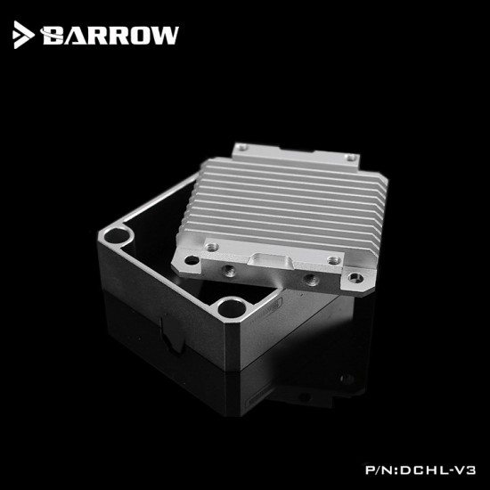 Barrow Special Aluminum Heatsink Top Kit For DDC Pump Matt Silver