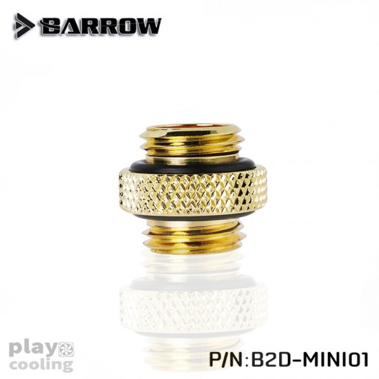 Barrow Mini Dual Male G1/4" Extender Gold