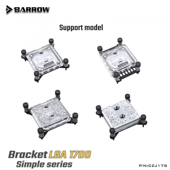 Barrow Simple series LGA1700  Bracket  upgraded and modified suite (ชุดขายึดบล็อก อัปเกรด LGA1700)