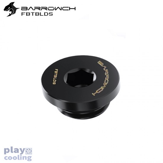 Barrowch ultra-thin Inner six angle Stop Plug Fitting Black 