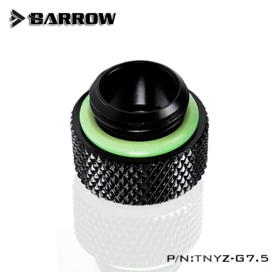 Barrow Male to Female Extender - 7.5mm Black