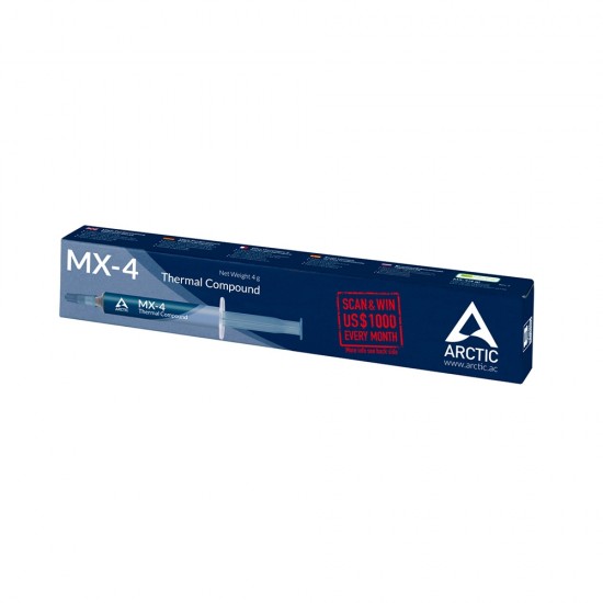 ARCTIC MX-4 Thermal compound 4g 2020 New Packaging (ตัวใหม่ล่าสุด สแกนลุ้นรับรางวัล ซิลิโคนระบายความร้อน)
