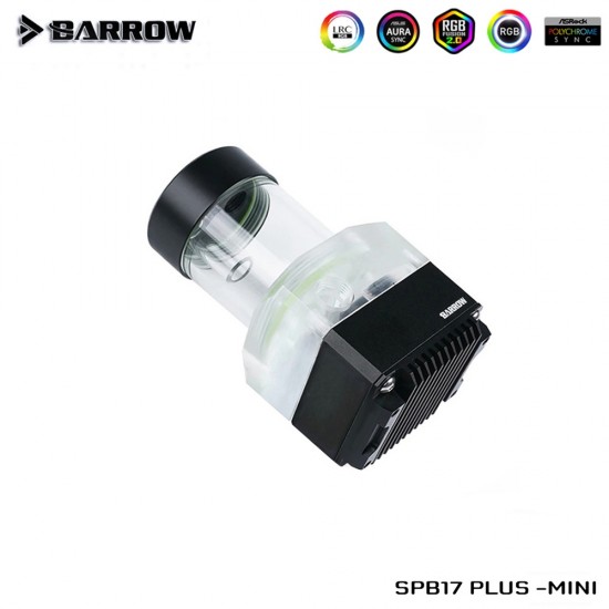 Barrow pump SPB17 PLUS MINI (DDC) transparent-Black (รับประกัน 1ปี)