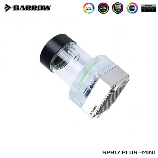 Barrow Pump SPB17 PLUS MINI (DDC) Transparent-Silver(รับประกัน 1ปี)