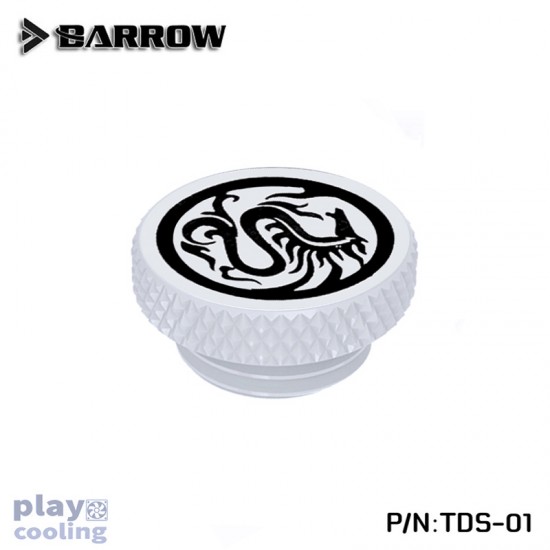Barrow G1/4" Stop Plug Fitting - Limited Edtion white