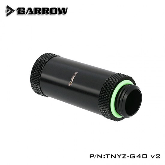 Barrow Male to Female Extender v2 - 40mm Black